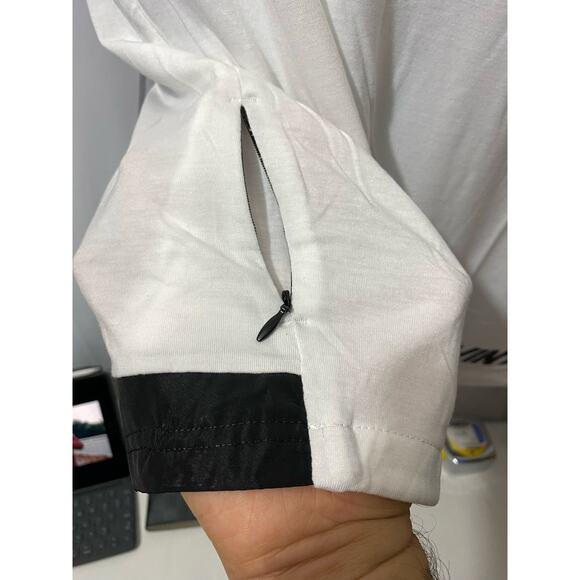 Vivint Employee White Shirt Men's XL White Drop T -Spandex blend stretch- - Picture 11 of 12